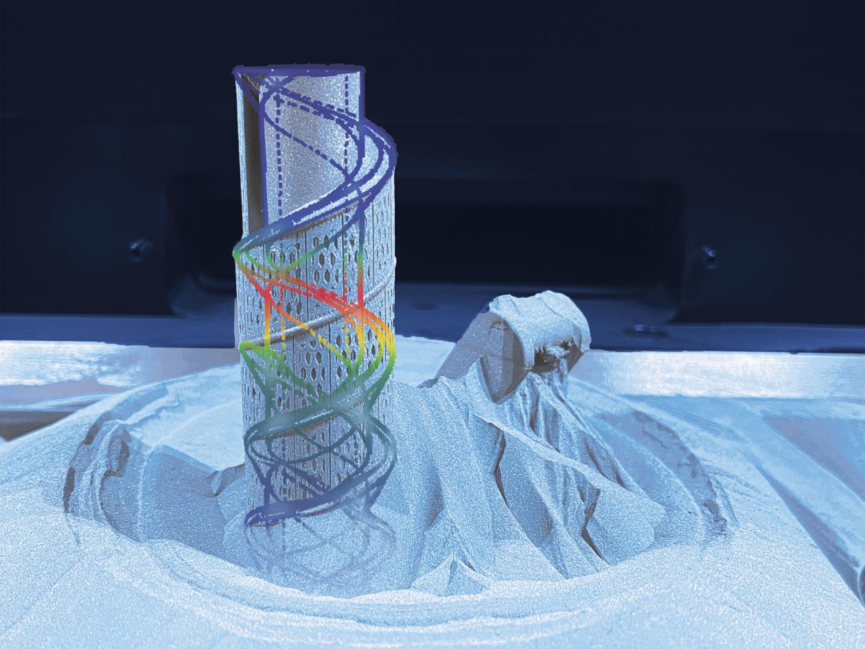 3D-gedrucktes Bauteil