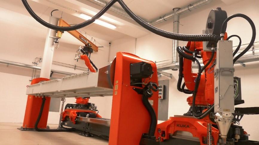 Große Anlage für den 3D-Druck